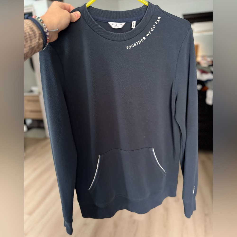 Peloton Dark Gray Crewneck Sweater